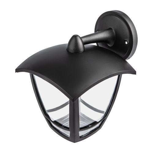 Светильник светодиодный садово-парковый ДБУ 07-8-002 Дели 2 8Вт 3000К IP44 4 гранный настенный черн. Эра Б0064297