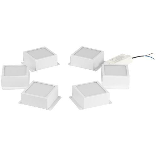 Светильник светодиодный SPO-646-3-5K-W6 36Вт 5000К 3420лм грильято 100х100 домино компл. 6 кубиков и драйвер бел. Эра Б0063051