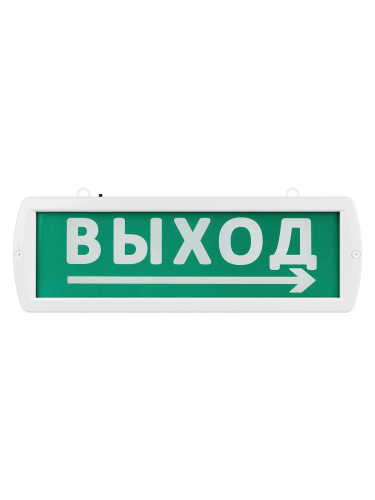 Оповещатель охранно-пожарный световой Топаз-220-РИП-Д "Направление к выходу" 220 В, 6ч, IP52 TDM