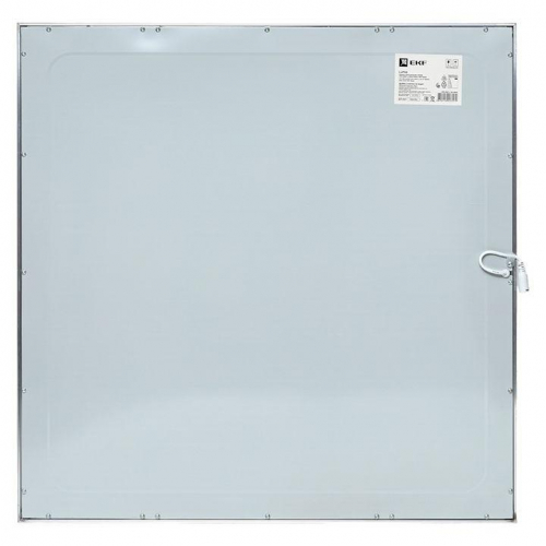 Светильник светодиодный ЛУО-4007-L 36Вт 4000К IP40 панель тонкая 595х595 серебро без драйвера Basic EKF LPS-4007-L-36-4000