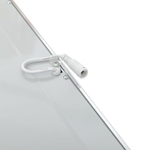 Светильник светодиодный ЛУО-4007-L 36Вт 4000К IP40 панель тонкая 595х595 серебро без драйвера Basic EKF LPS-4007-L-36-4000