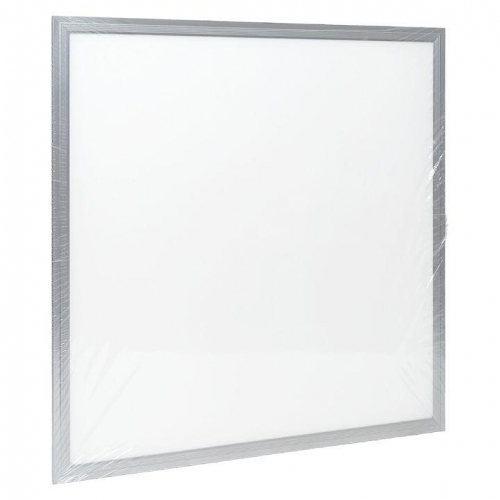 Светильник светодиодный ЛУО-4007-L 36Вт 4000К IP40 панель тонкая 595х595 серебро без драйвера Basic EKF LPS-4007-L-36-4000