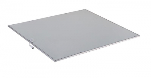 Светильник светодиодный ЛУО-4008-L 36Вт 6500К IP40 панель тонкая 595х595 серебро без драйвера Basic EKF LPS-4008-L-36-6500