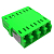 RNFA9AQLC Адаптер LC/APC-Quad Senior/Senior SC-footprint ОS2 зел. DKC 