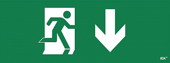 LPC10-1-35-13-FNIZ Этикетка самоклеящаяся "Фигура/стрелка вниз" ССА 1005 IEK 