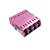 RNFA54QLC Адаптер LC/UPC-Quad Senior/Senior SC-Duplex footprint OM4 пурпур. DKC 