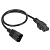 R5CORD3405 Кабель питания IEC320 C13 - IEC320 C14 0.5 м сечение 3х1.5кв.мм DKC 