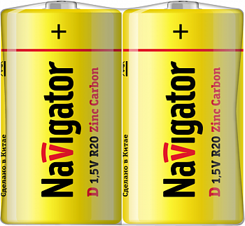 94761 Элемент питания солевой 94 761 NBT-NS-R20-SH2 (шринка 2шт) Navigator 