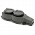 RPS-018-16-230-44 Розетка 2-м 16А IP44 2P+PE 230В с защ. крышками каучук Basic EKF 