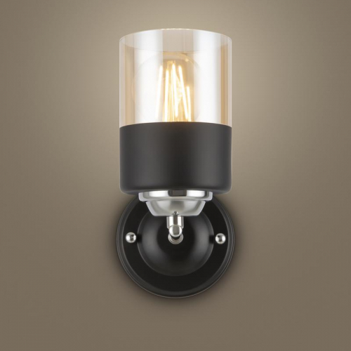 Светильник Gretta 60Вт E27х1 IP20 бра настен. Freya FR5088WL-01B