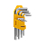 Набор ключей имбусовых HEX 1.5-10мм CrV 9шт Kranz KR-12-5215