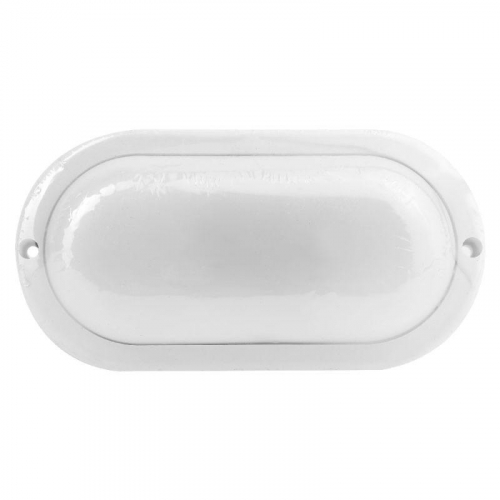 Светильник светодиодный ЖКХ 8Вт 6500К IP65 220В влагозащ. овал LBF-0901 C01 Ultraflash 15348