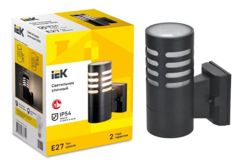 Светильник уличный 5100 настенный E27 IP54 черн. IEK LT-UBU0-5100-E27-1-K02
