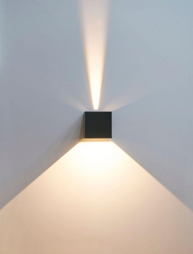 Светильник светодиодный уличный 5111 6Вт 4000К IP65 настенный сер. IEK LT-DBU0-5111-006-40-K03