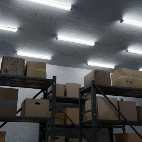 Светильник светодиодный Universal 18Вт 6500К IP65 1800лм 605х60х56мм матов. с БАП 90мин GAUSS 843424318A