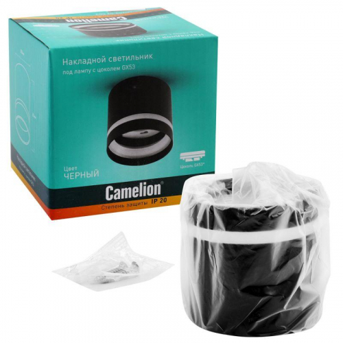 Светильник встраиваемый IP20 под лампу GX53 LGX53-01 C02 Camelion 15394