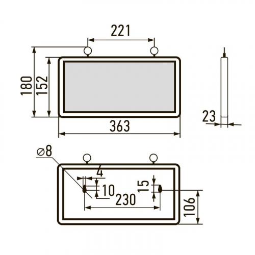 Светильник светодиодный PEL 103-1 (табло) 3Вт ССА аварийный оповещатель односторонний без наклейки Pro+ JazzWay 5062269